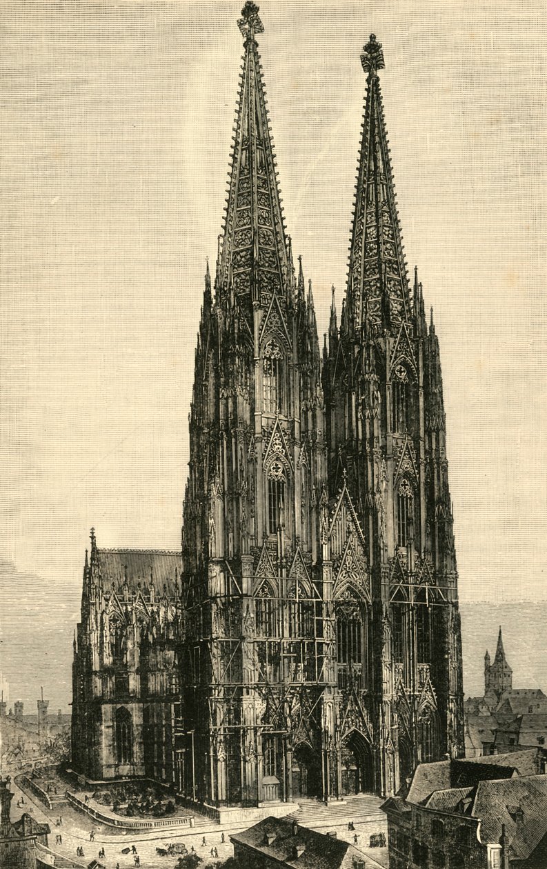 Katedra w Kolonii, 1890. autorstwa Unbekannt