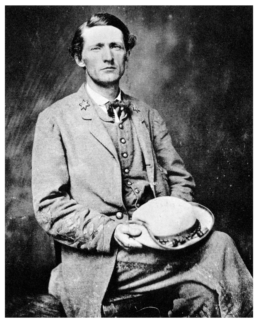 Pułkownik John Singleton Mosby, żołnierz Konfederacji Amerykańskiej, lata 1860 1955 autorstwa Unbekannt