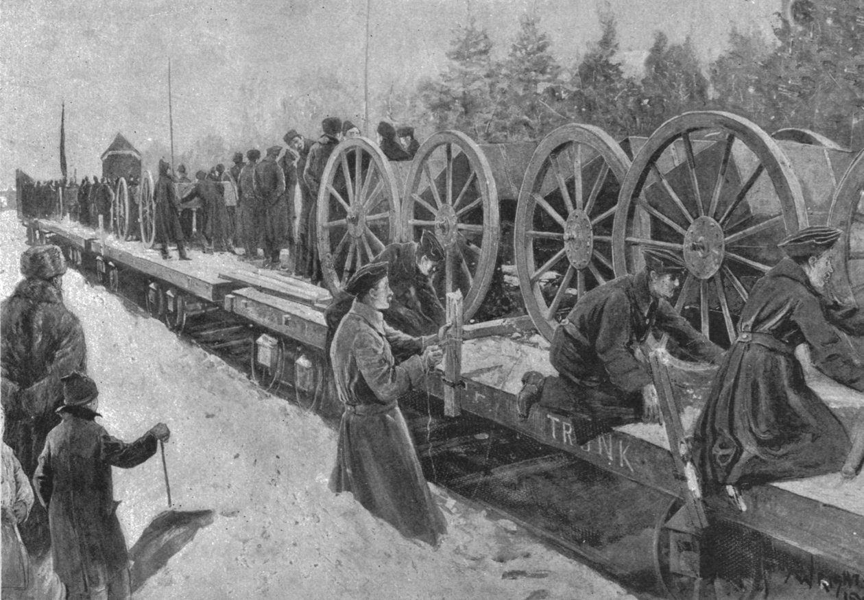 Oddziały kolonialne dla Republiki Południowej Afryki, 1900: Kanadyjska artyleria szkoląca się w Ottawie, 1901. autorstwa Unbekannt