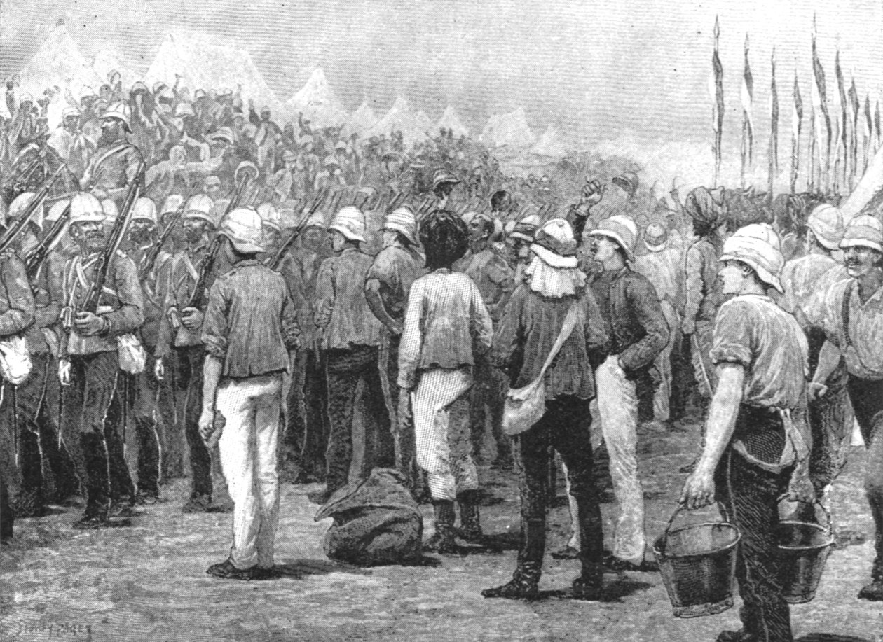 Oddziały kolonialne w wojnie o Sudan, 1883-85: Piechota Nowej Południowej Walii... pod Suakim, 1885, 1901. autorstwa Unbekannt