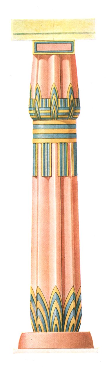 Kolumna z Karnaku, Egipt, 1928. autorstwa Unbekannt