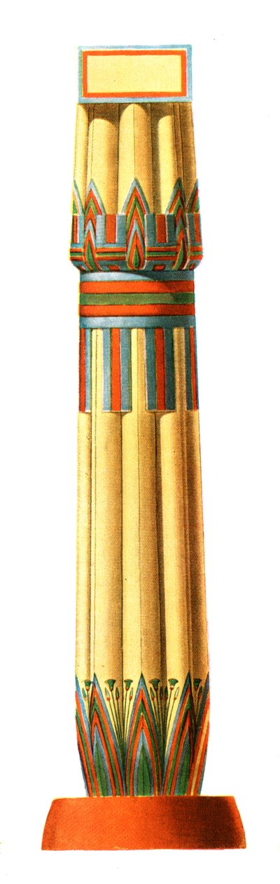 Kolumna z Luksoru, Egipt, 1928. autorstwa Unbekannt