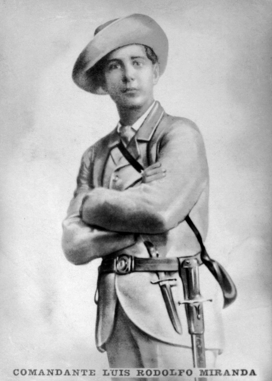 Comandante Luis Rodolfo Miranda, dowódca Kubańskiej Armii Wyzwolenia, c1910 autorstwa Unbekannt