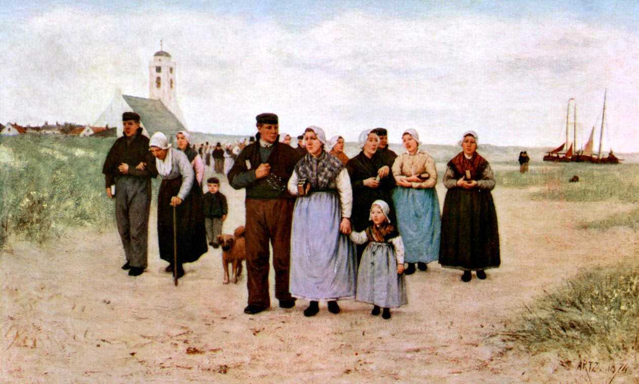 Pochodzący z kościoła, 1926 autorstwa Unbekannt