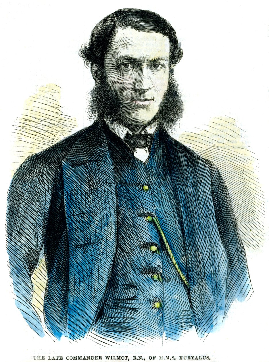 Komandor Wilmot z HMS Euryalus, 1863 autorstwa Unbekannt