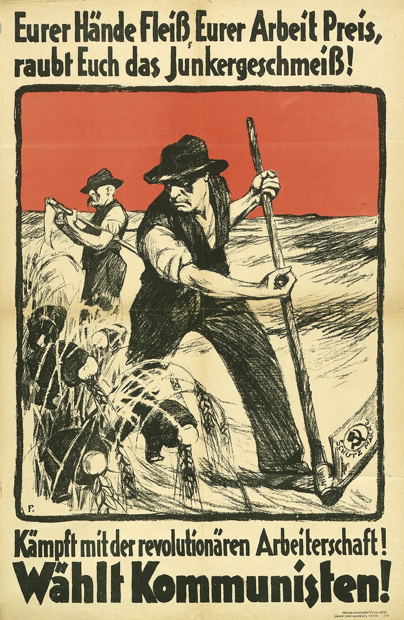 Komunistyczny plakat wyborczy KPD, ok. 1931 autorstwa Unbekannt