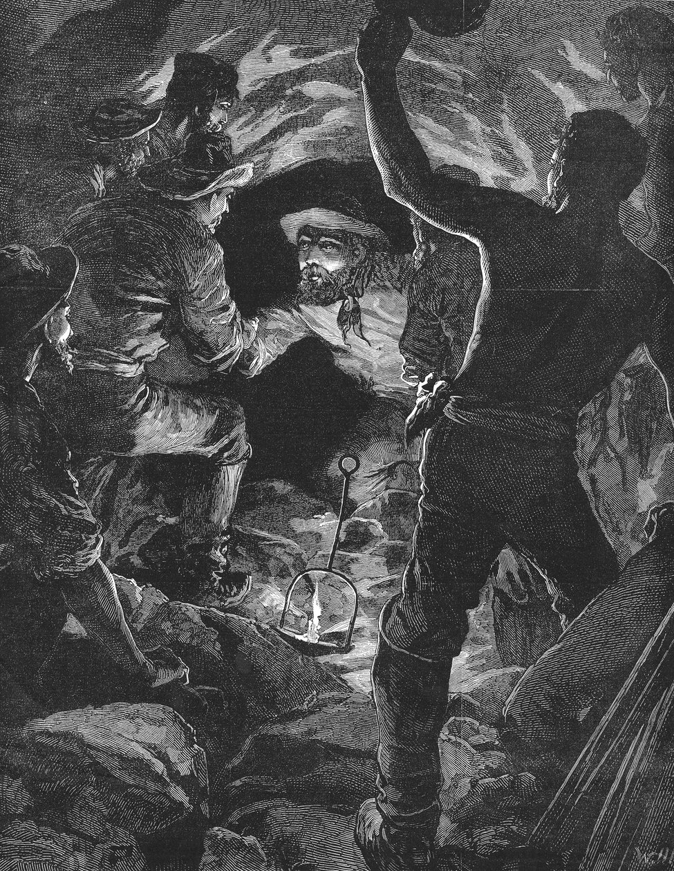 Ukończenie tunelu Świętego Gotarda pod Alpami, 1880 autorstwa Unbekannt