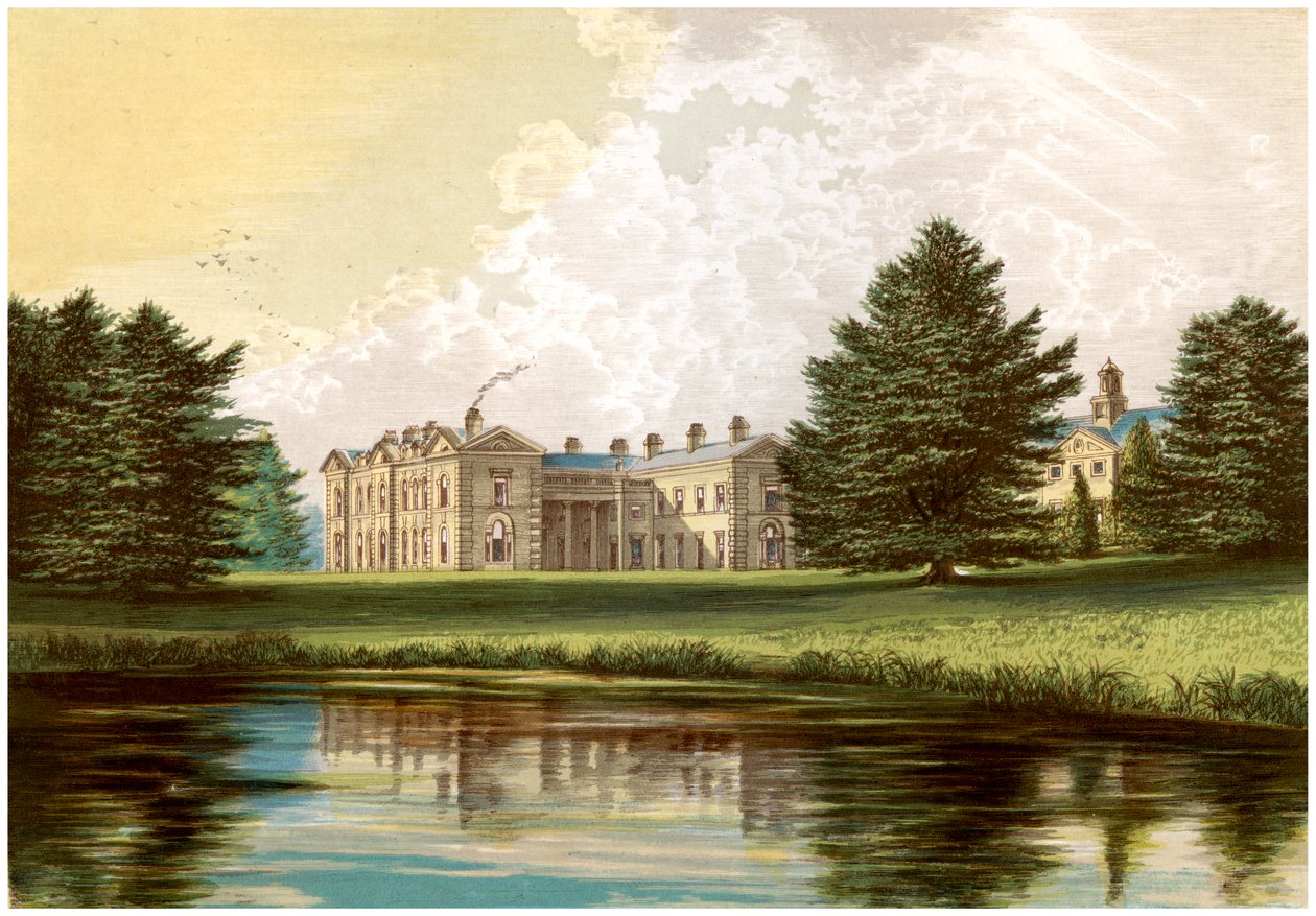 Compton Verney, Warwickshire, dom lorda Willoughby de Broke, ok. 1880 autorstwa Unbekannt