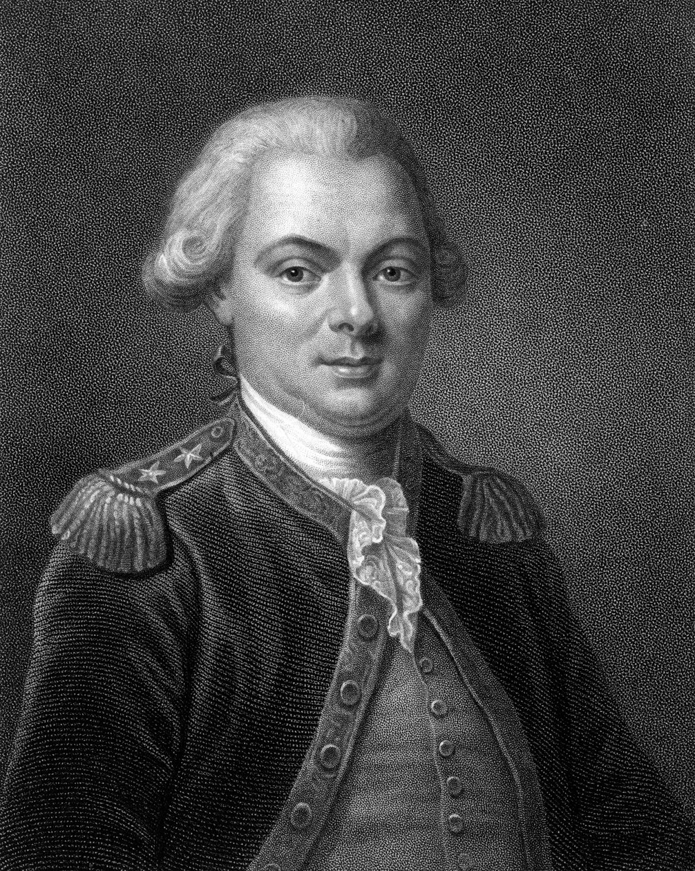 Comte de La Perouse, XVIII-wieczny francuski nawigator, astronom i odkrywca, c1834 autorstwa Unbekannt