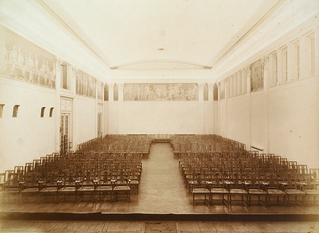 Sala koncertowa, Dom Towarzystwa Literacko-Artystycznego, Rosja, lata 1910 autorstwa Unbekannt