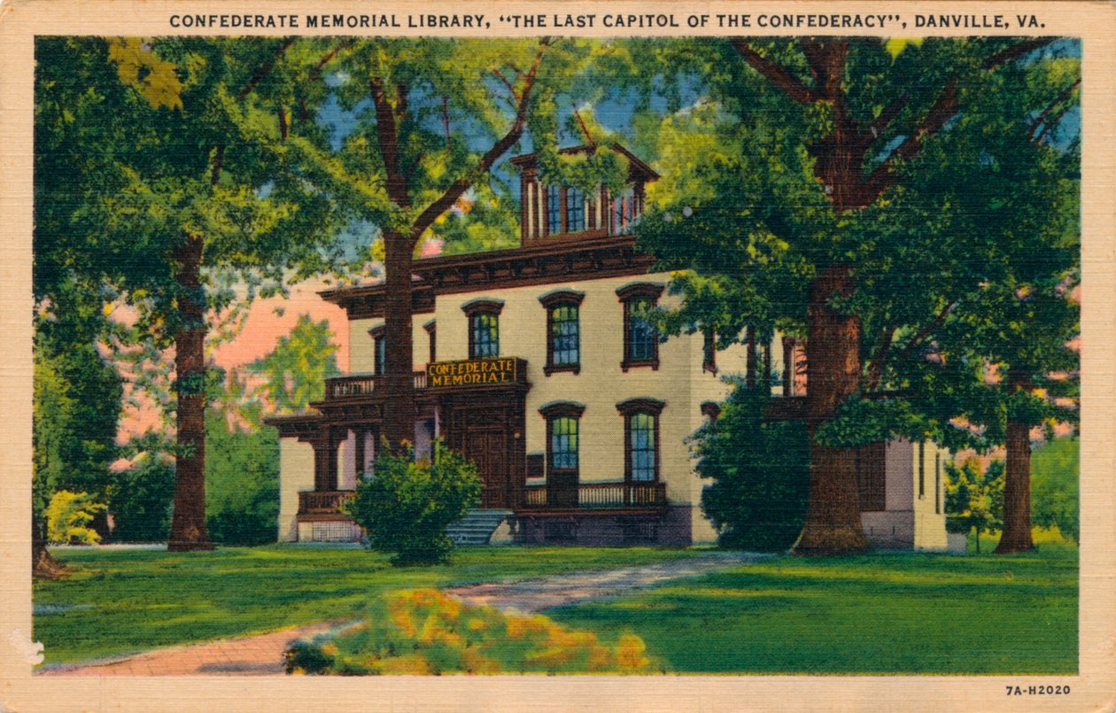 Biblioteka Konfederacji Pamięci, Danville, Wirginia, 1938 autorstwa Unbekannt