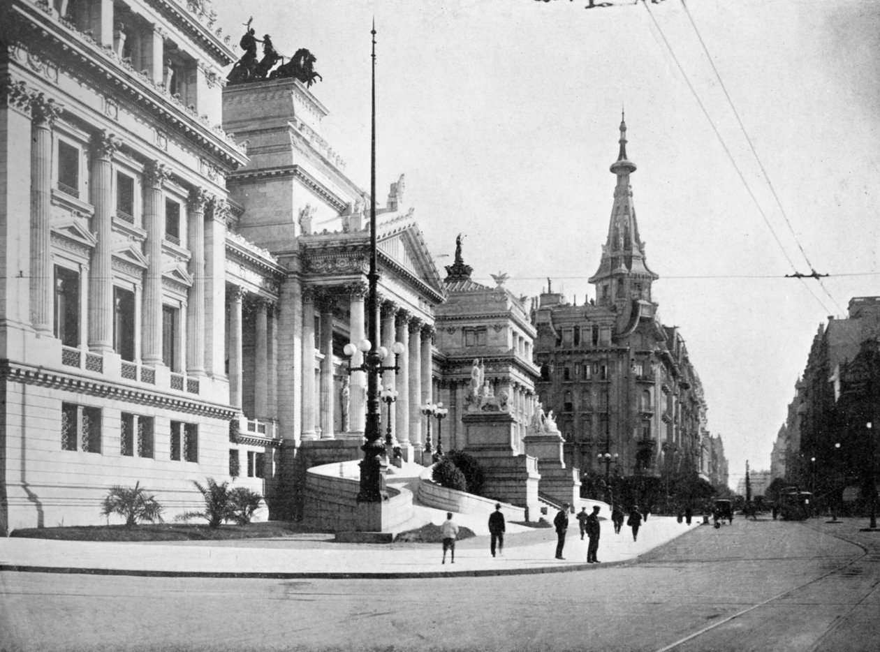 Sala Kongresowa i Avenida Callao, Buenos Aires, Argentyna autorstwa Unbekannt