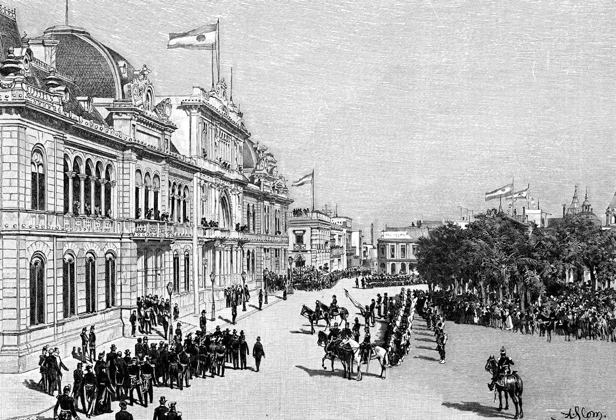 Budynki kongresowe, Buenos Aires, Argentyna, 1895 autorstwa Unbekannt