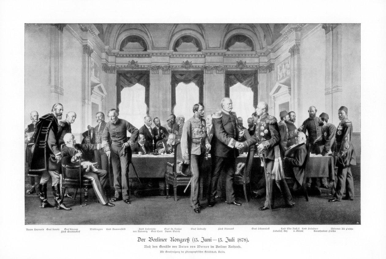 Kongres Berliński 13 czerwca – 13 lipca 1878, 1900 autorstwa Unbekannt