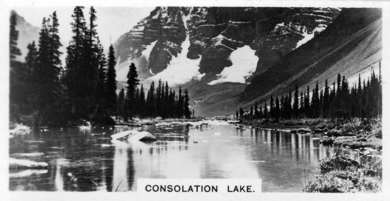 Consolation Lake, Alberta, Kanada, ok. 1920 r. autorstwa Unbekannt