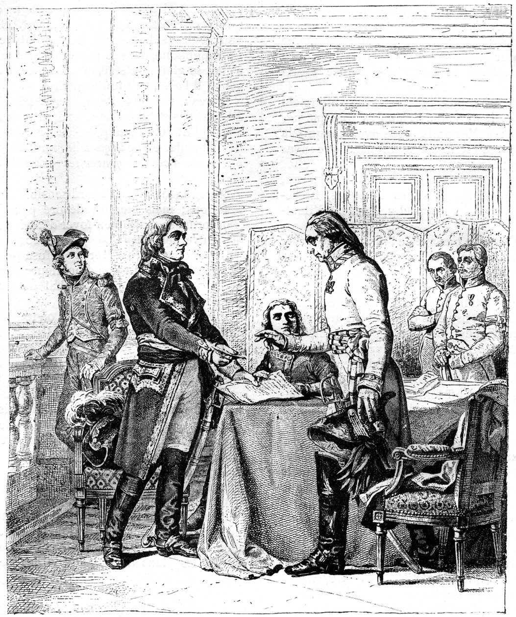 Konwencja po bitwie pod Marengo, Włochy, 15 czerwca 1800 1882-1884 autorstwa Unbekannt
