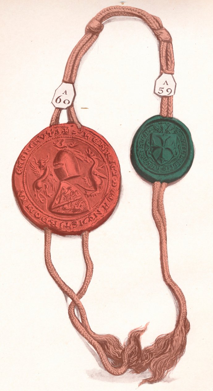 Cord V. Henry, hrabia Lancaster i Leicester i William le Latimer, Lord of Corby, 1904 autorstwa Unbekannt