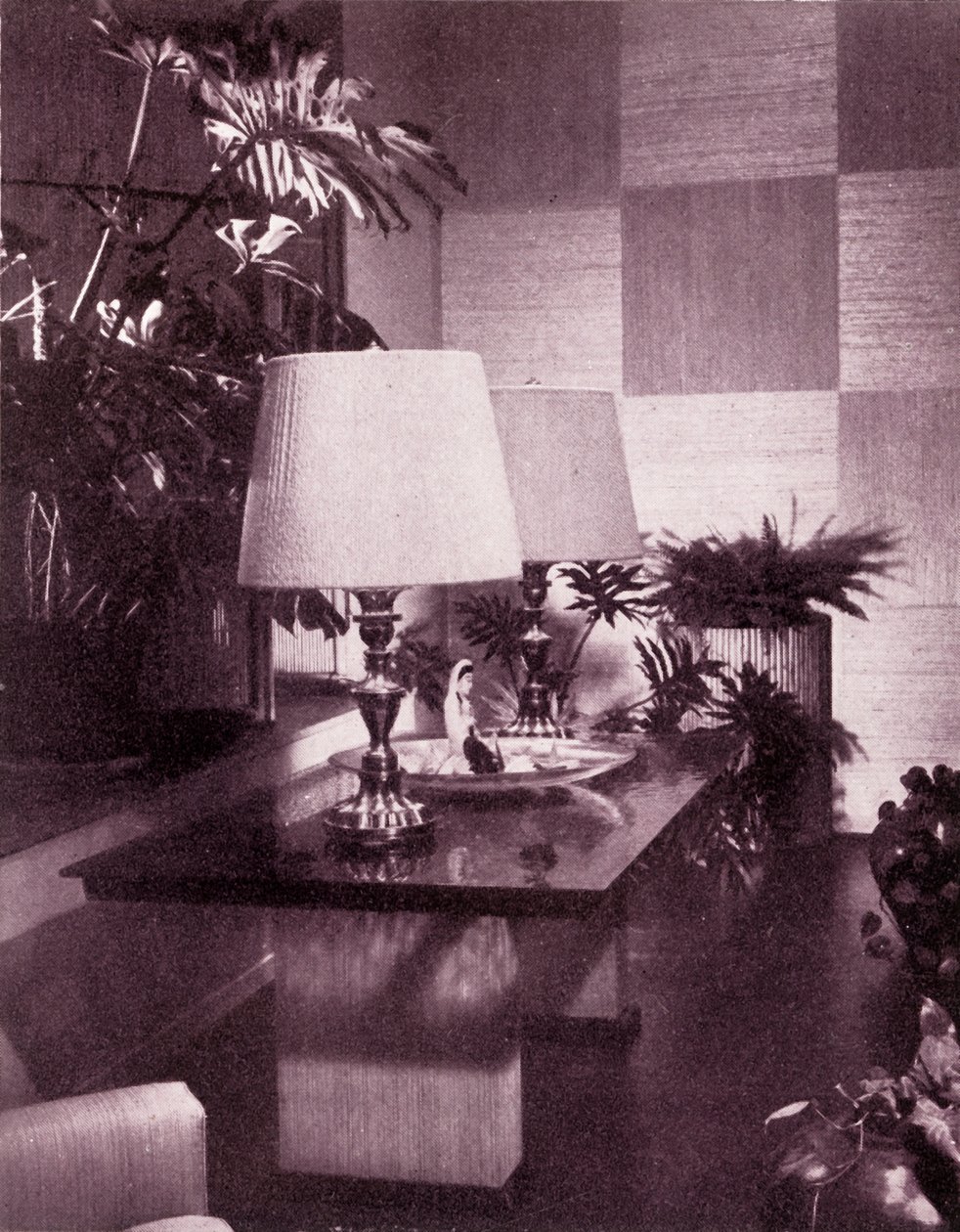 Narożnik dużego salonu, proj. Paul T. Frankl, 1949. autorstwa Unbekannt
