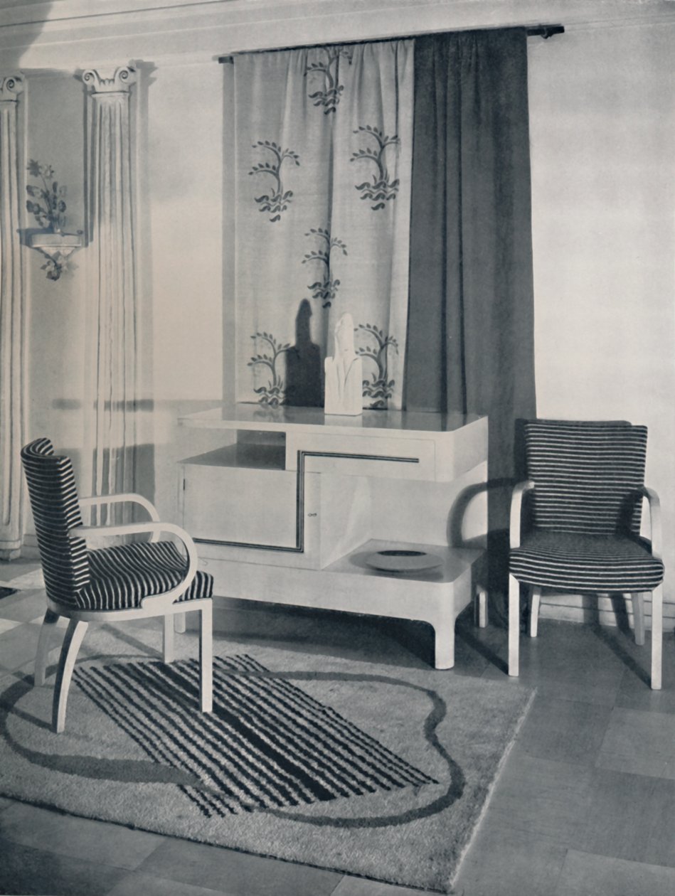 Narożnik pokoju zaprojektowany przez Hayesa Marshalla dla Fortnum & Mason Ltd., Londyn, 1936 autorstwa Unbekannt