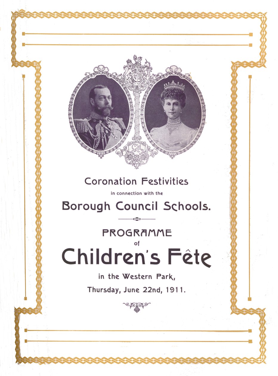 Uroczystości koronacyjne związane ze szkołami Rady Gminy, 1911, 1917. autorstwa Unbekannt
