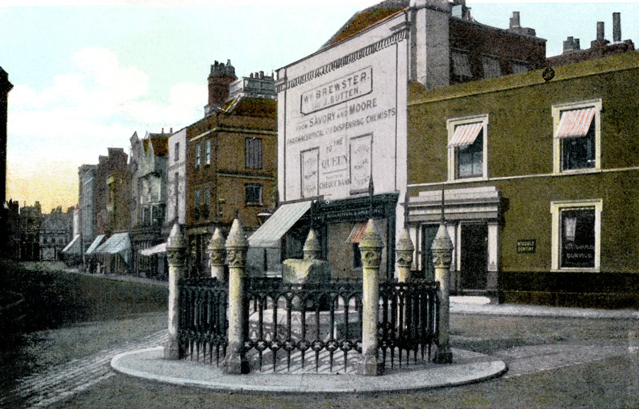 Kamień koronacyjny, Kingston upon Thames, Londyn, XX wiek autorstwa Unbekannt