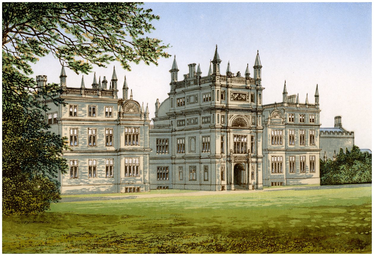Corsham Court, Wiltshire, dom Lorda Methuena, ok. 1880 r. autorstwa Unbekannt