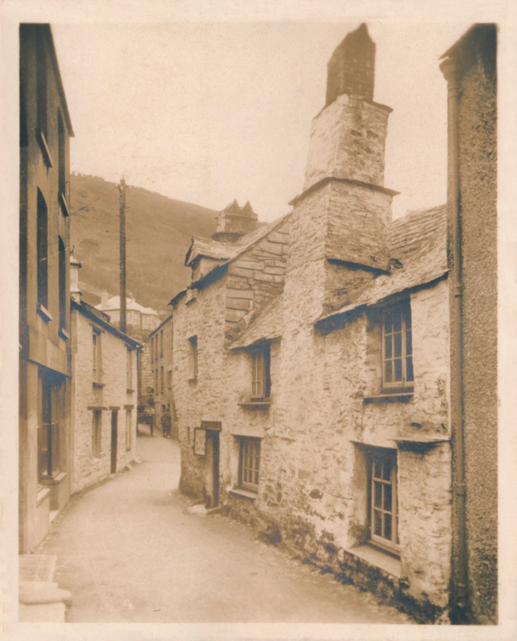 Dom z kanapami - Polperro, 1927 autorstwa Unbekannt