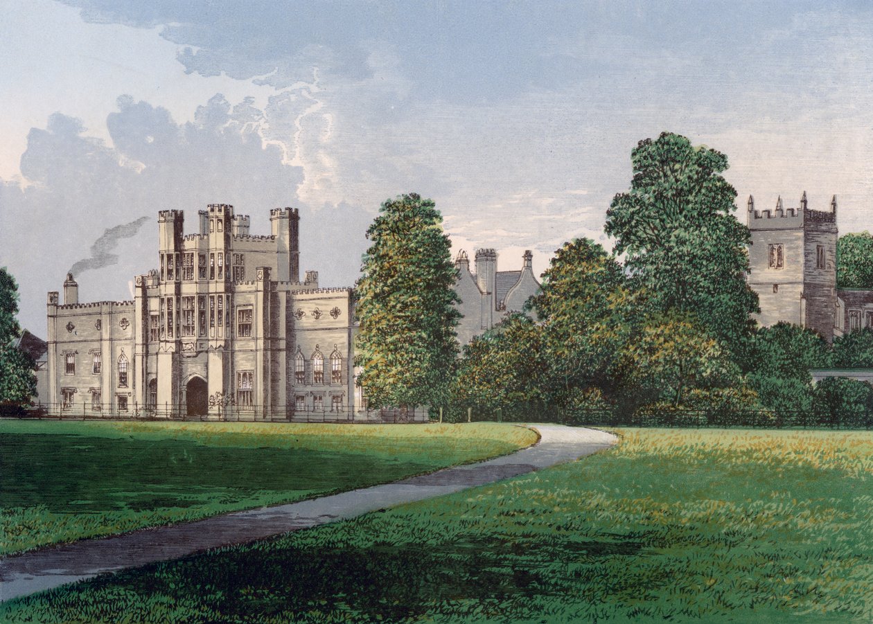 Coughton Court, Warwickshire, koniec XIX wieku autorstwa Unbekannt