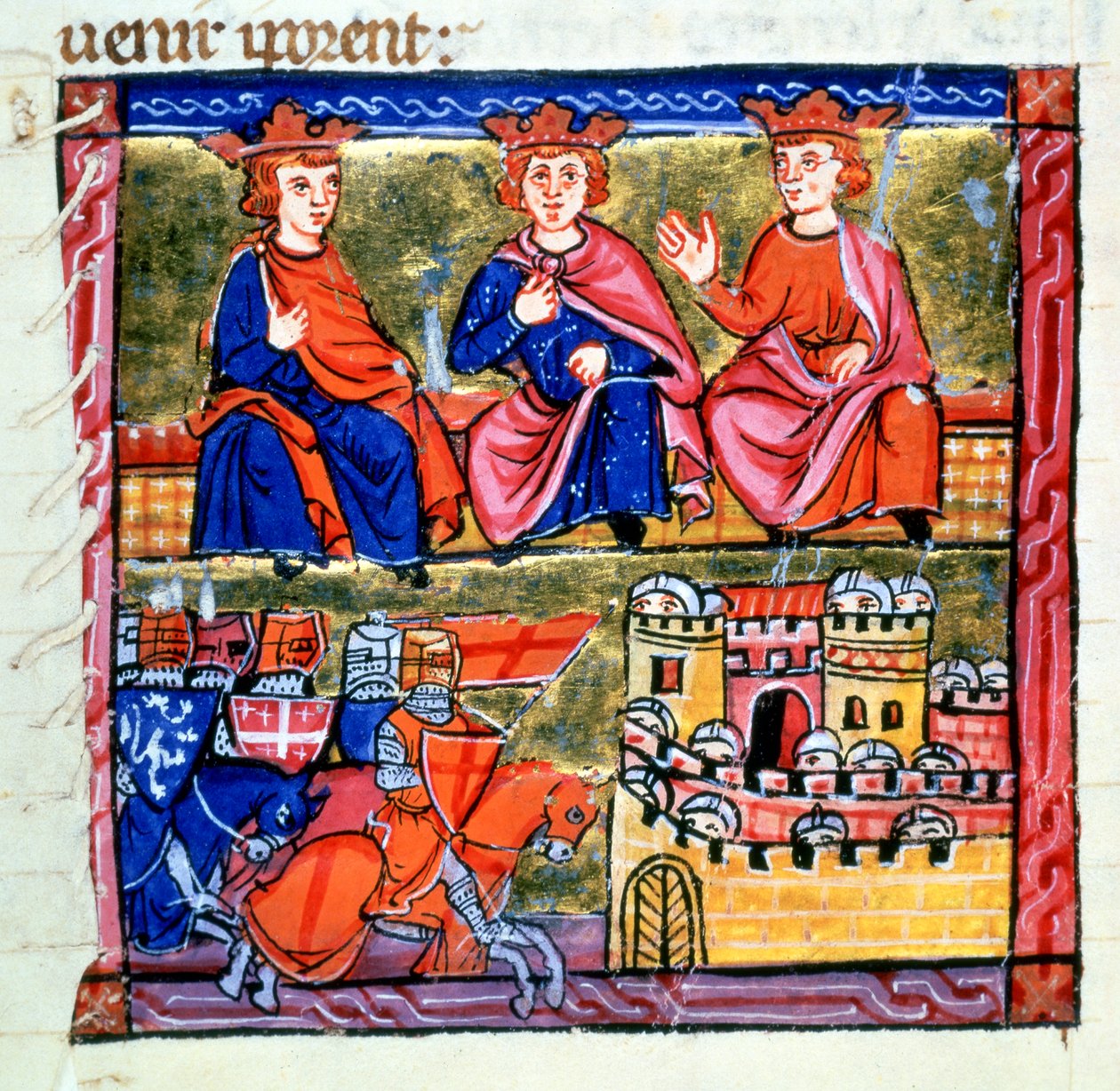 Sobór Akki i oblężenie Damaszku, 1147-1148 koniec XII wieku autorstwa Unbekannt