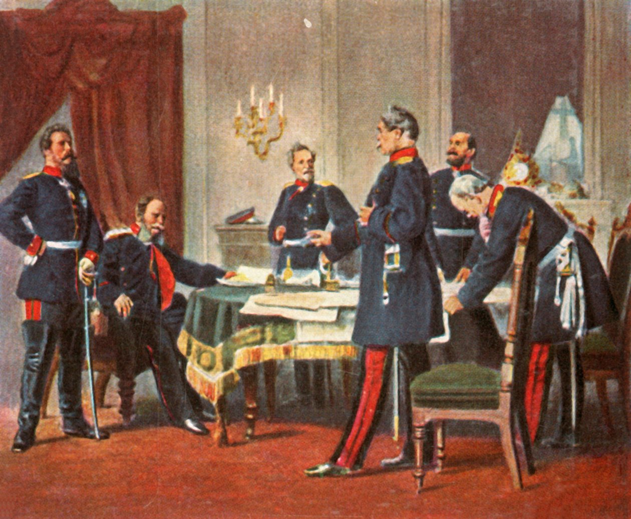 Rada wojenna w Wersalu, 1870, 1936. autorstwa Unbekannt