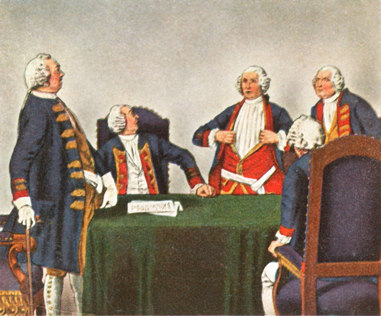 Rada wojenna w Köpenick, 1730, 1936. autorstwa Unbekannt
