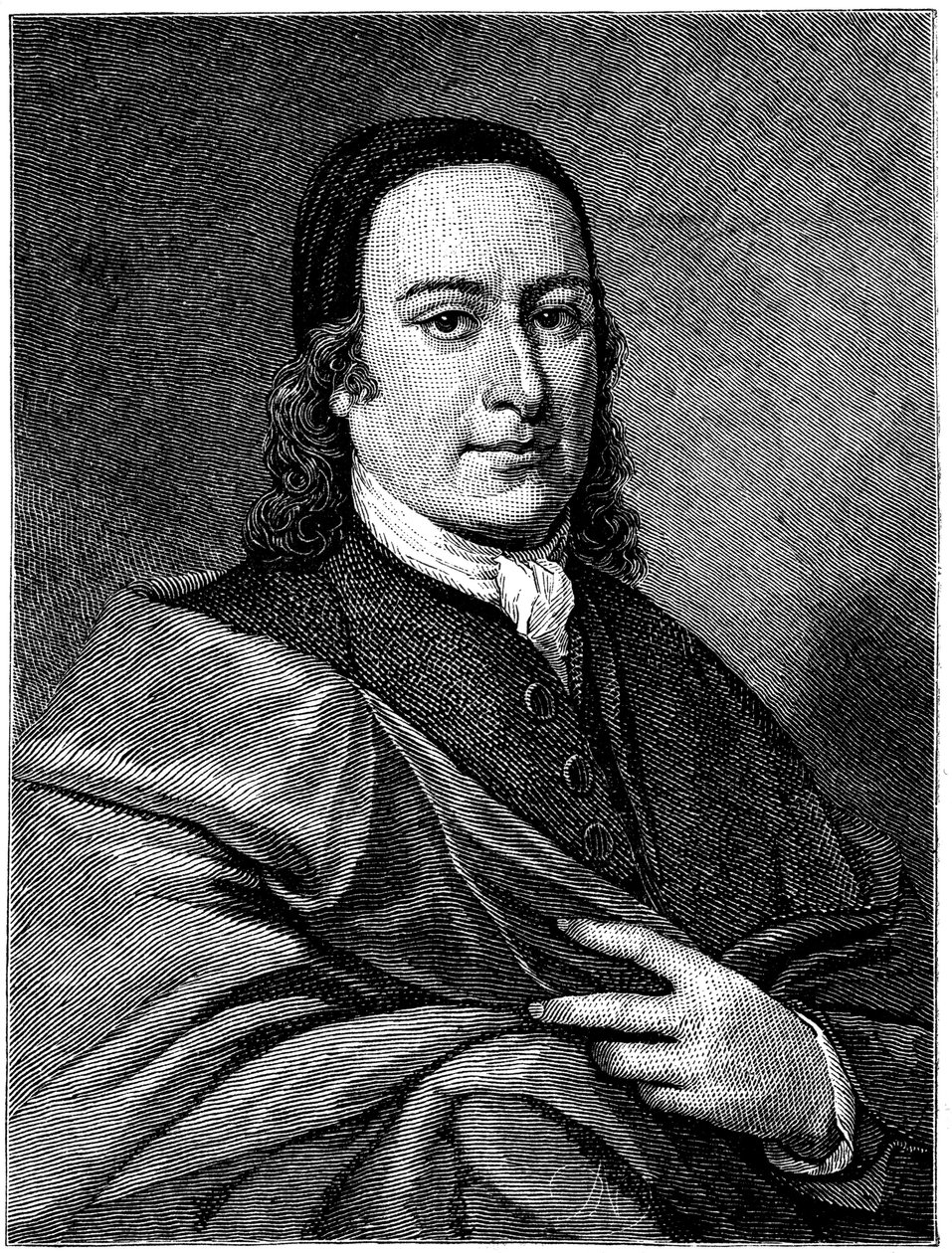 Hrabia Mikołaj Ludwig von Zinzendorf 1700-1760, teolog niemiecki autorstwa Unbekannt