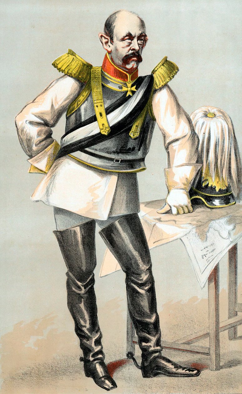 Hrabia Otto von Bismarck, prusko-niemiecki mąż stanu, 1870 autorstwa Unbekannt