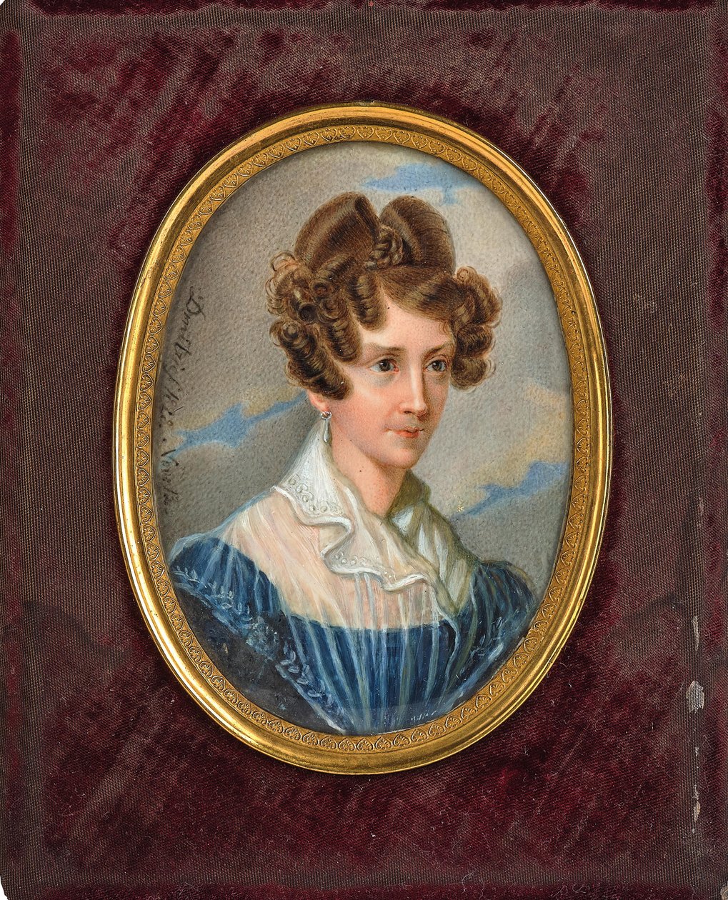 Hrabina Emilie Troubetzkoy, z domu Princess zu Sayn Wittgenstein 1801-1869, 1828. autorstwa Unbekannt