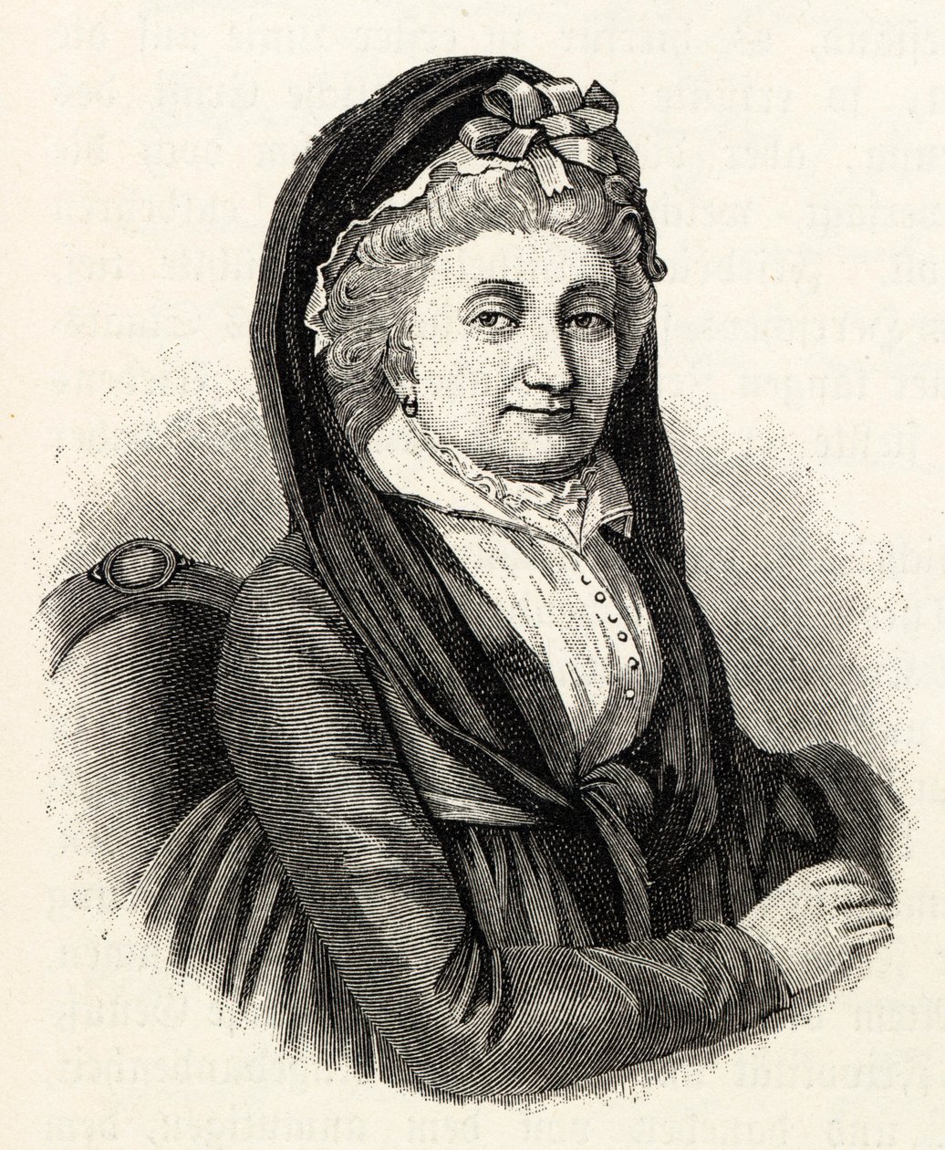Hrabina Sophie Marie von Voss 1729-1814. autorstwa Unbekannt