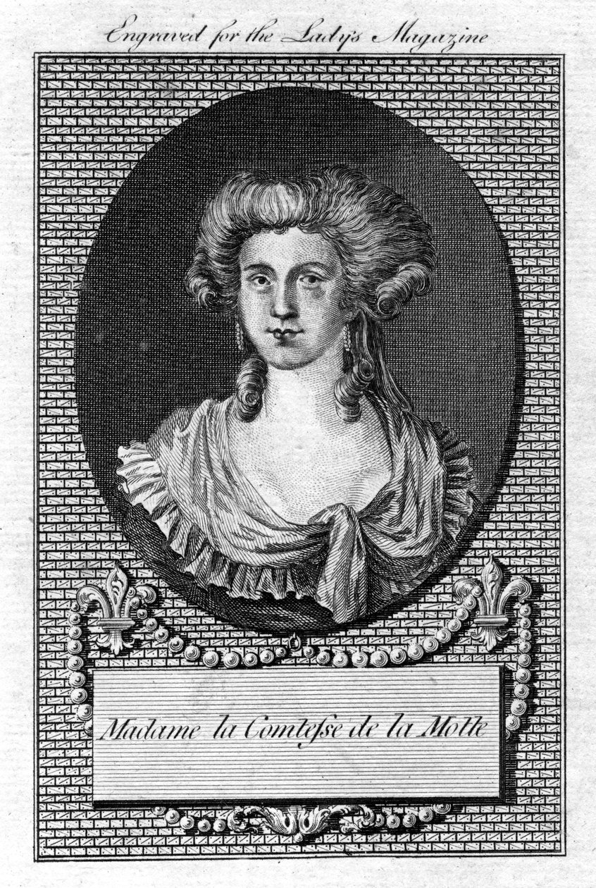 Hrabina de la Motte, koniec XVIII wieku autorstwa Unbekannt