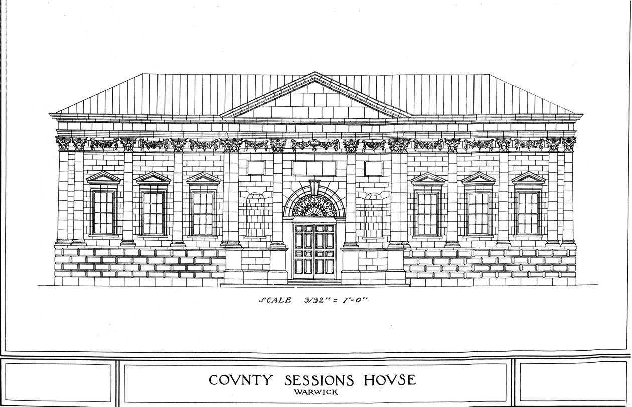 County Sessions House, Warwick, Warwickshire, 1924 autorstwa Unbekannt