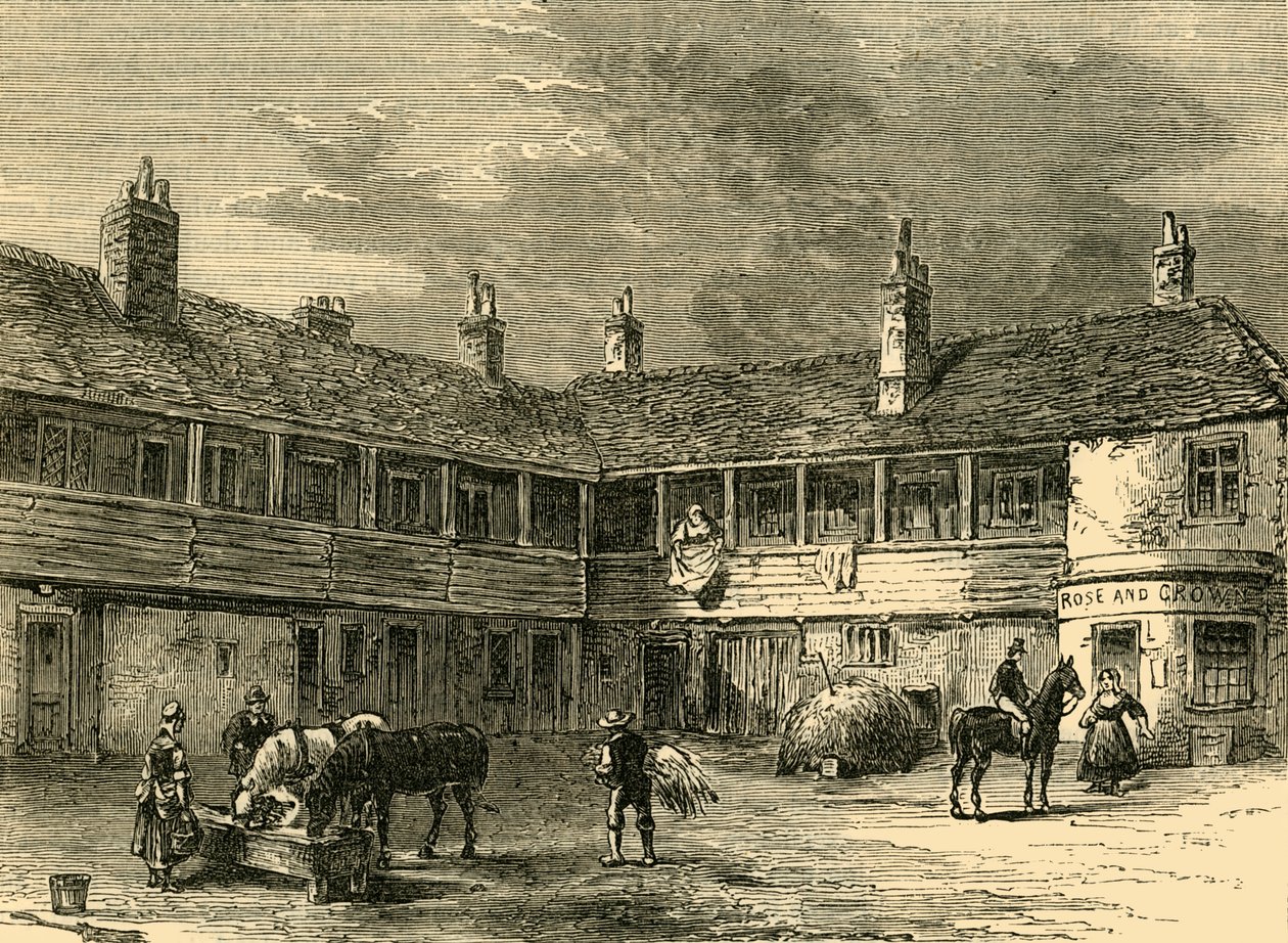 Dziedziniec Róży i Korony, 1820, c1876. autorstwa Unbekannt