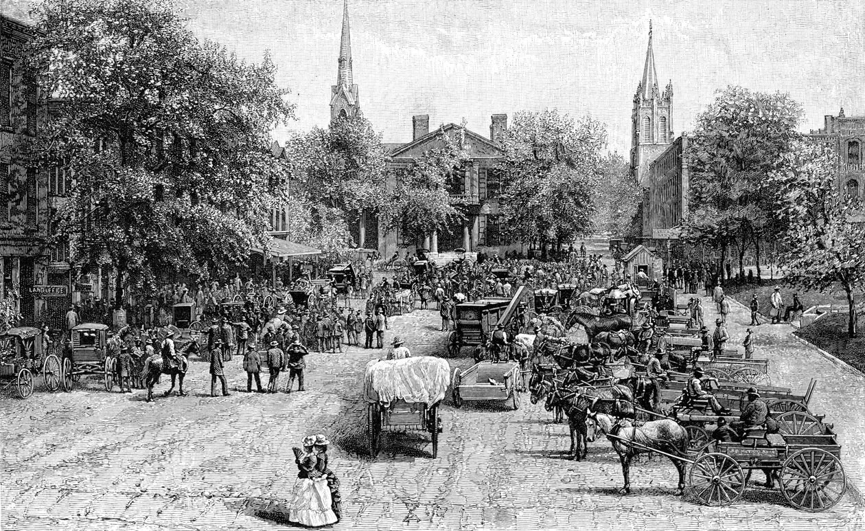 Court House Square, Lexington, Kentucky autorstwa Unbekannt