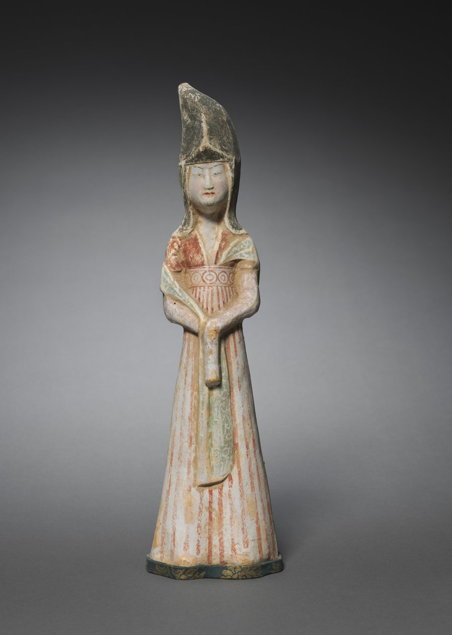 Dama dworska z wysokim nakryciem głowy: Figurka grobowa, ok. 1900 r. 700-750. autorstwa Unbekannt