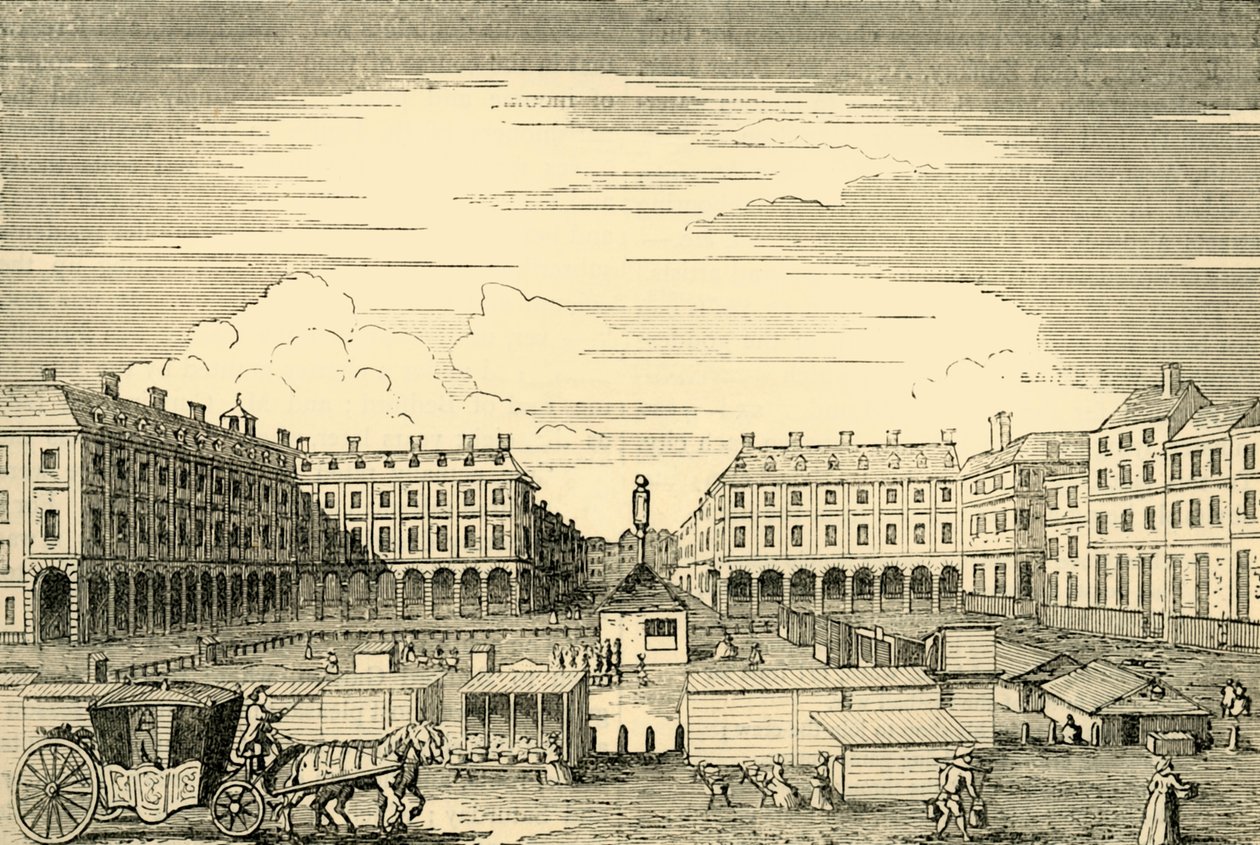 Targ w Covent Garden, patrząc na wschód, 1881. autorstwa Unbekannt