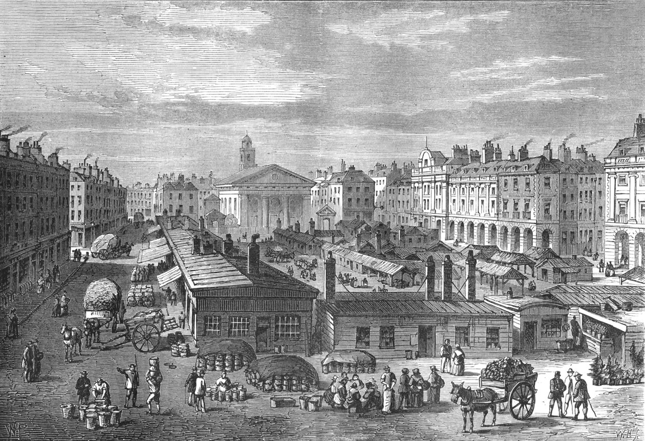 Targ w Covent Garden, ok. 1820 1897 r. autorstwa Unbekannt