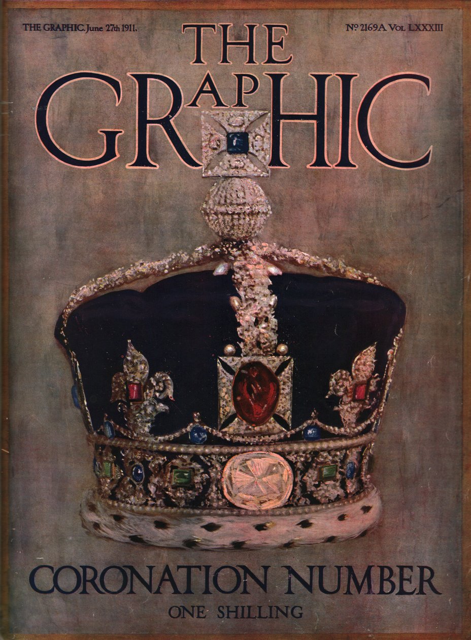 Okładka Grafiki, numer koronacyjny, czerwiec 1911. autorstwa Unbekannt