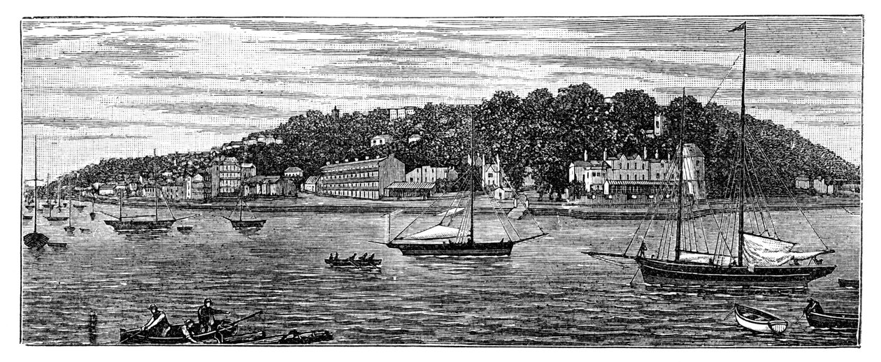 Port Cowes, Isle of Wight, 1900 autorstwa Unbekannt