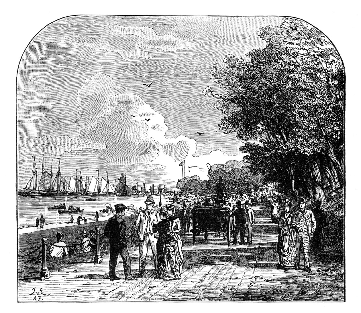 Cowes, Wyspa Wight, Anglia autorstwa Unbekannt