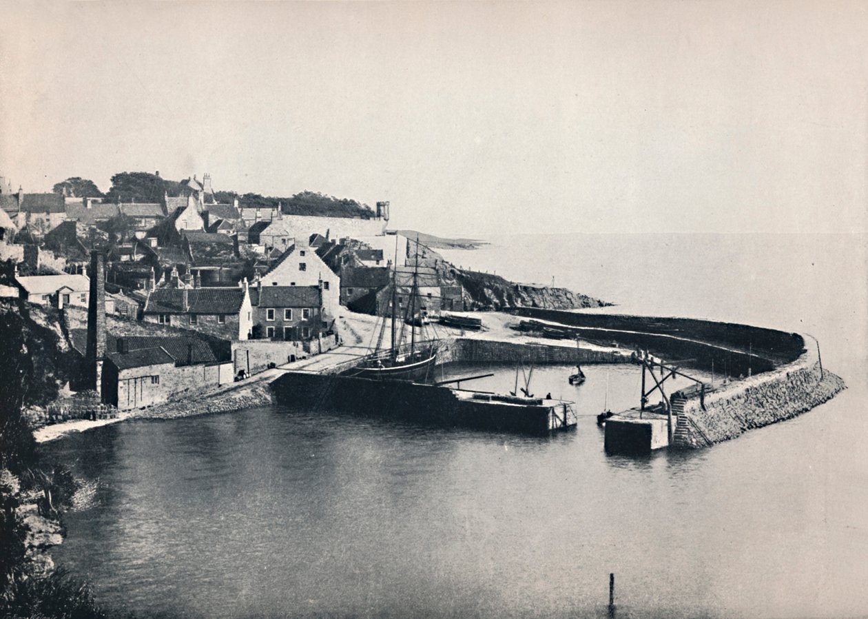 Crail - wieś i port, 1895 autorstwa Unbekannt