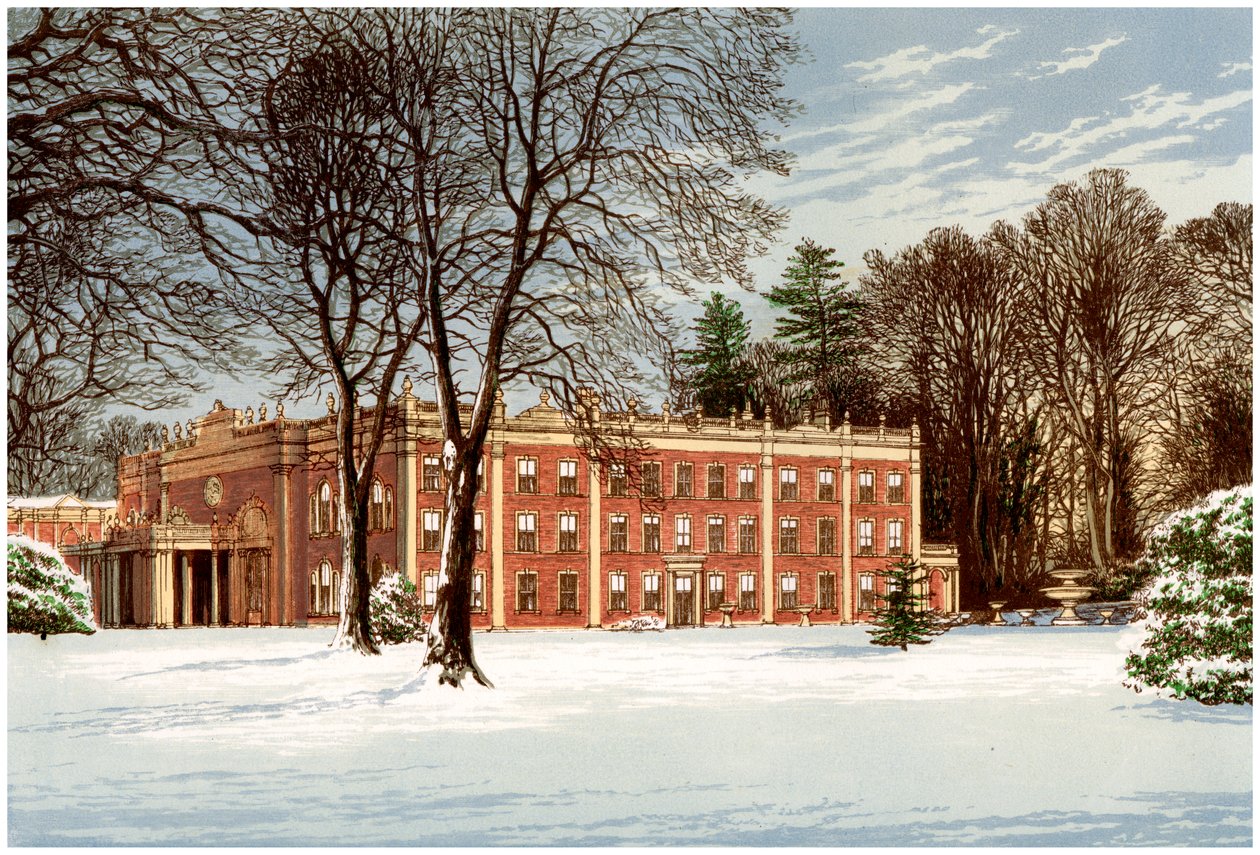 Cranbury Park, Hampshire, dom rodziny Chamberlayne, ok. 1880 autorstwa Unbekannt