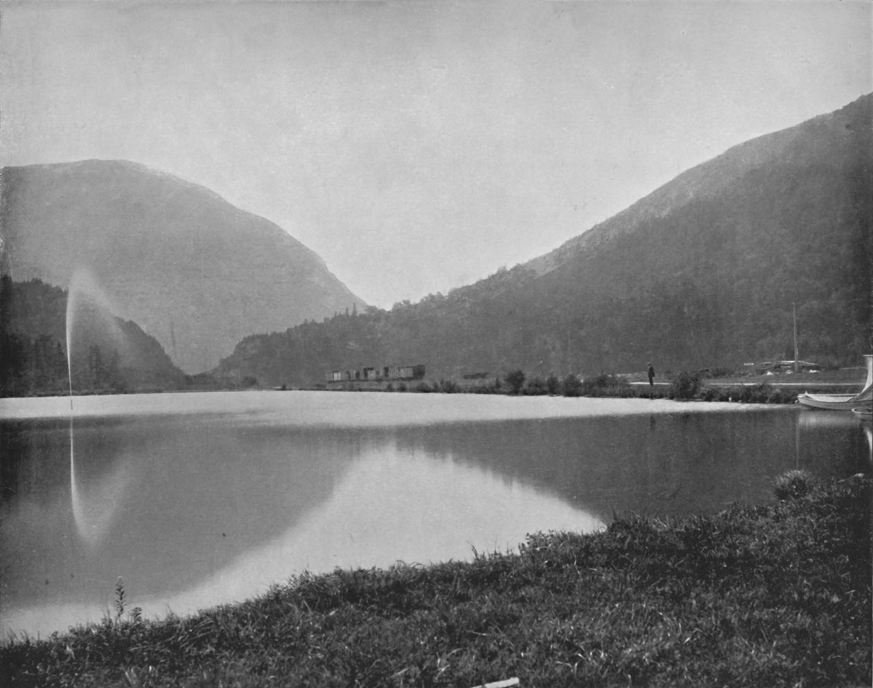 Crawford Notch, w Białych Górach, XIX wiek autorstwa Unbekannt