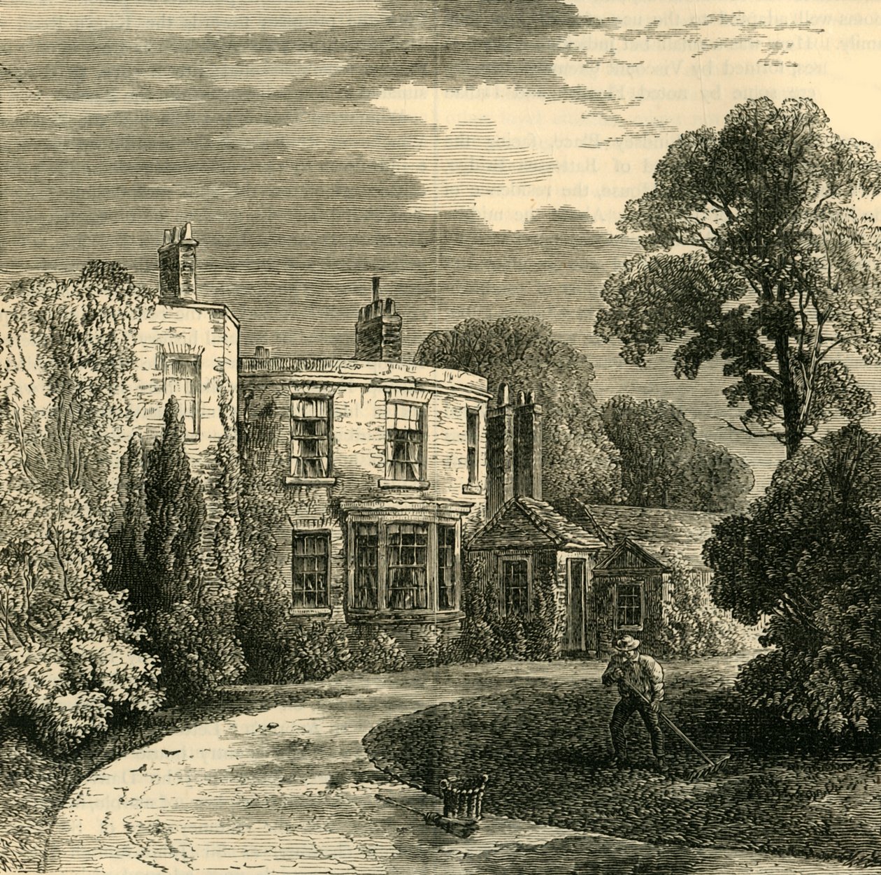 Farma Cremorne, 1829, c1876. autorstwa Unbekannt