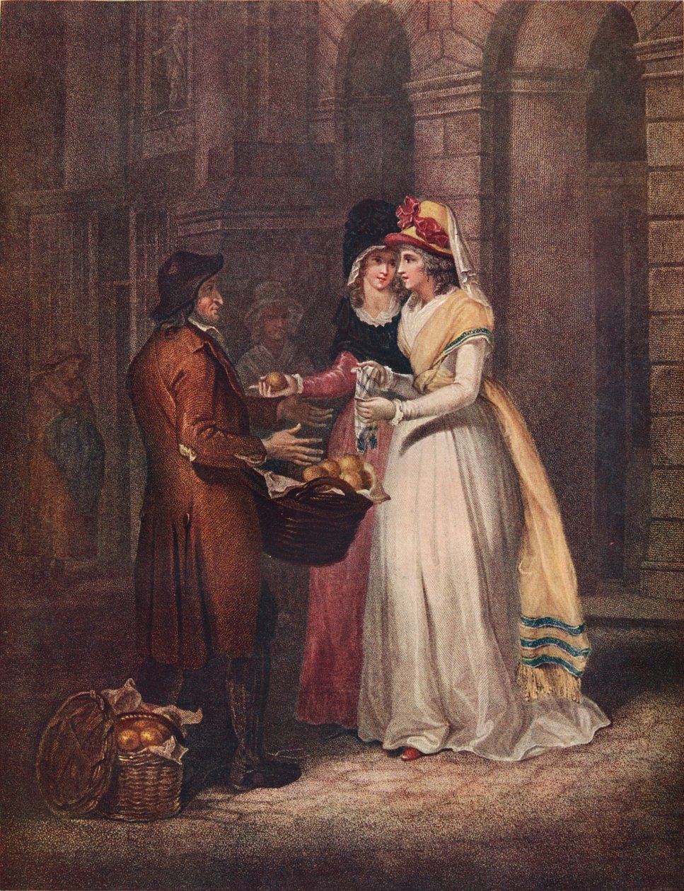 Cries of London, 3. płyta, Sweet China Oranges, 1794, 1911 autorstwa Unbekannt